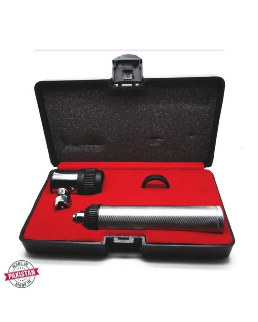 Professional LED dermatoscope with magnification lens for detailed skin lesion and mole examination